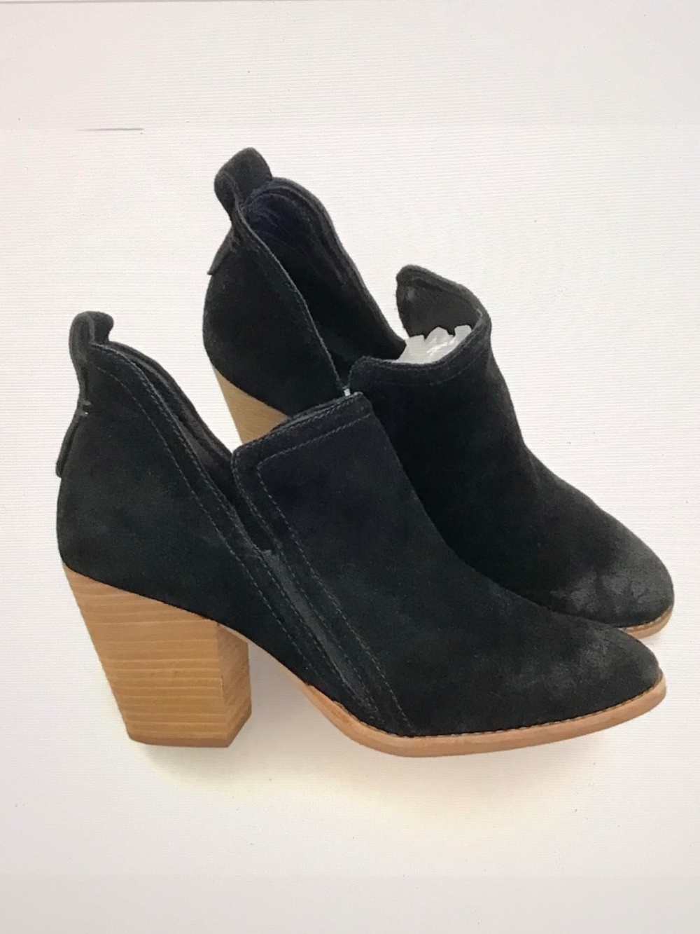 JEFFREY CAMPBELL Black Suede Ankle Boots Rosalee Women’s Size 10